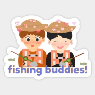YoonJin BTS Fishing Buddies Sticker